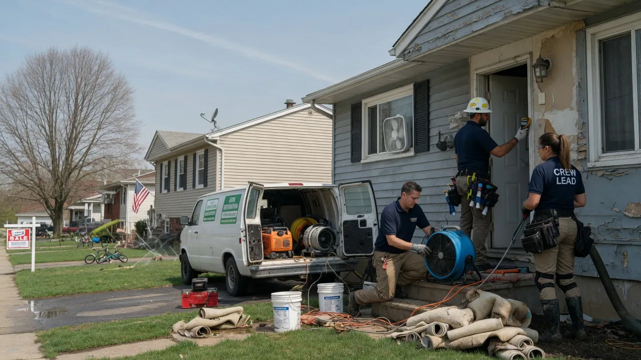 Flood Cleanup in Willow Springs, IL near me