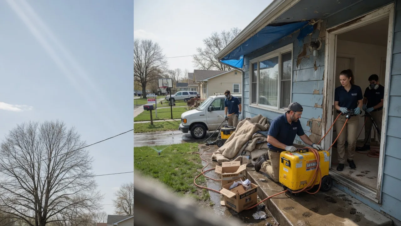 Basement Flood Cleanup in Willow Springs, IL near me